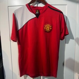 Manchester United Men's Red Soccer Jersey Rhinox Official Merchandise, Size S